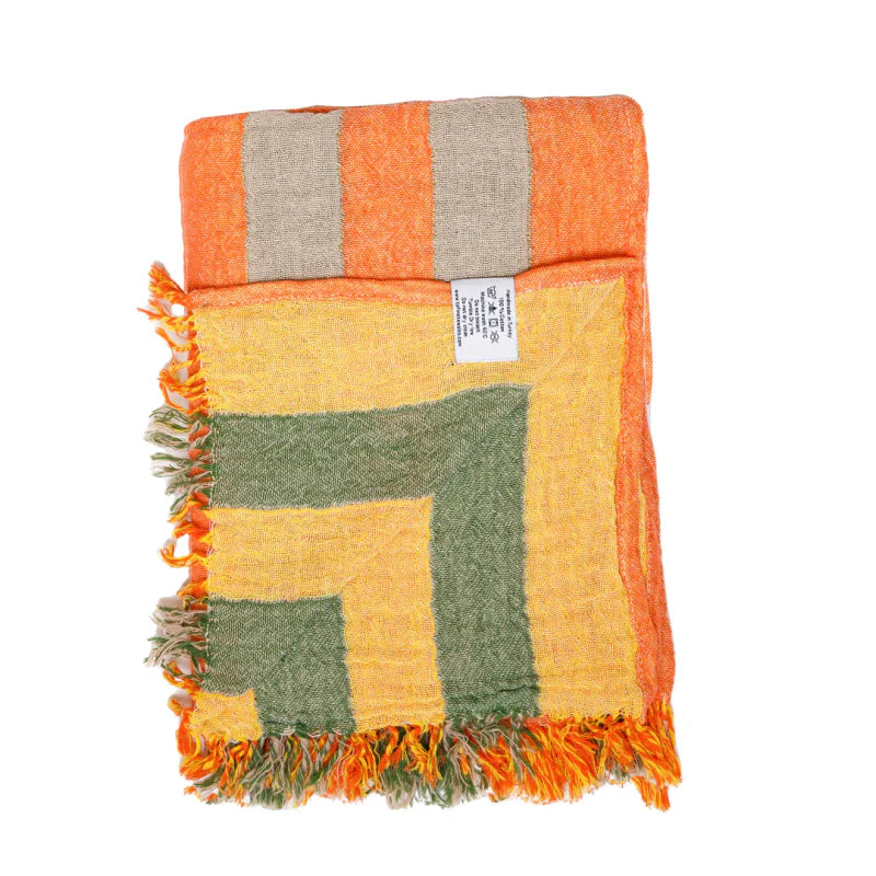 The Banks Muslin Gauze Stripe Towel