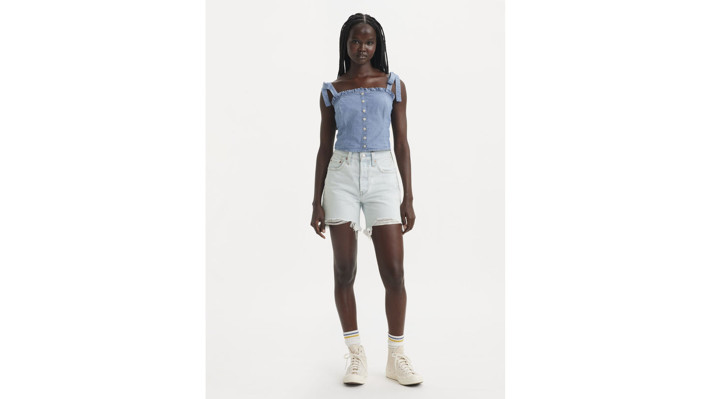 501® mid thigh short fade off