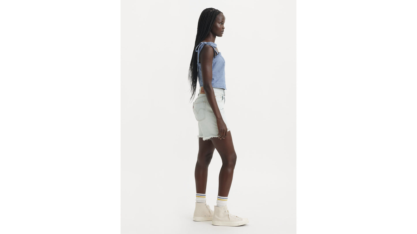 501® mid thigh short fade off
