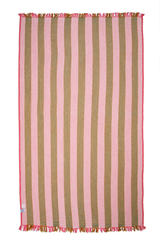 The Banks Muslin Gauze Stripe Towel