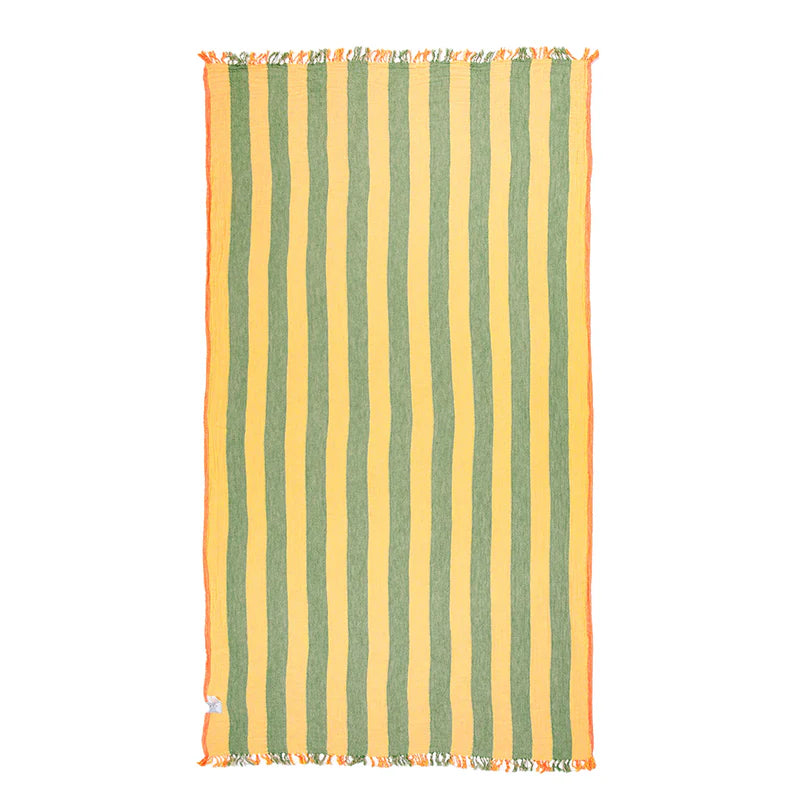 The Banks Muslin Gauze Stripe Towel