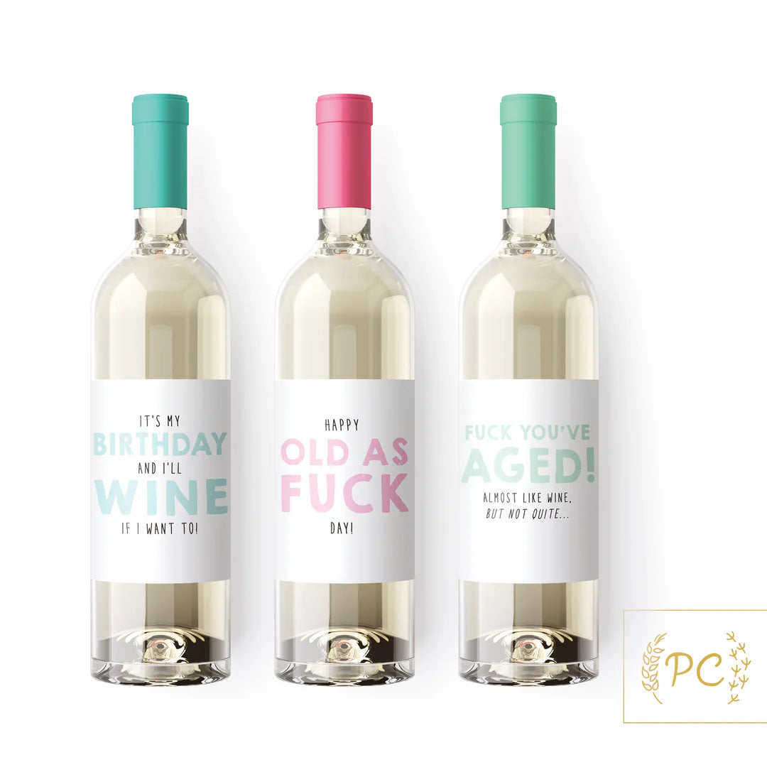 Wine bottle labels
