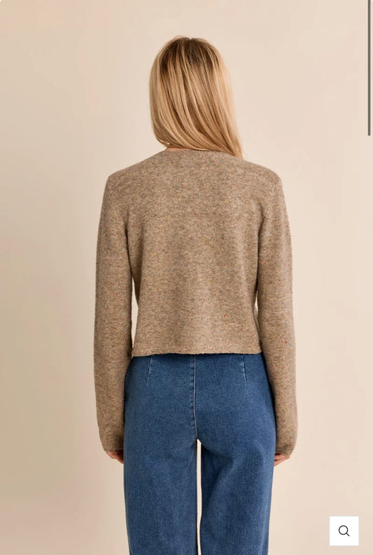 Short, fitted cardigan