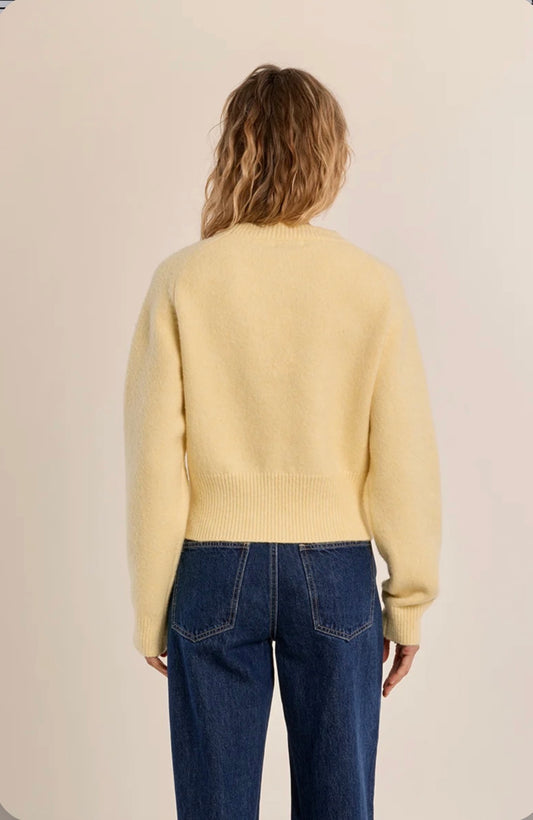 Ribbed crop sweater