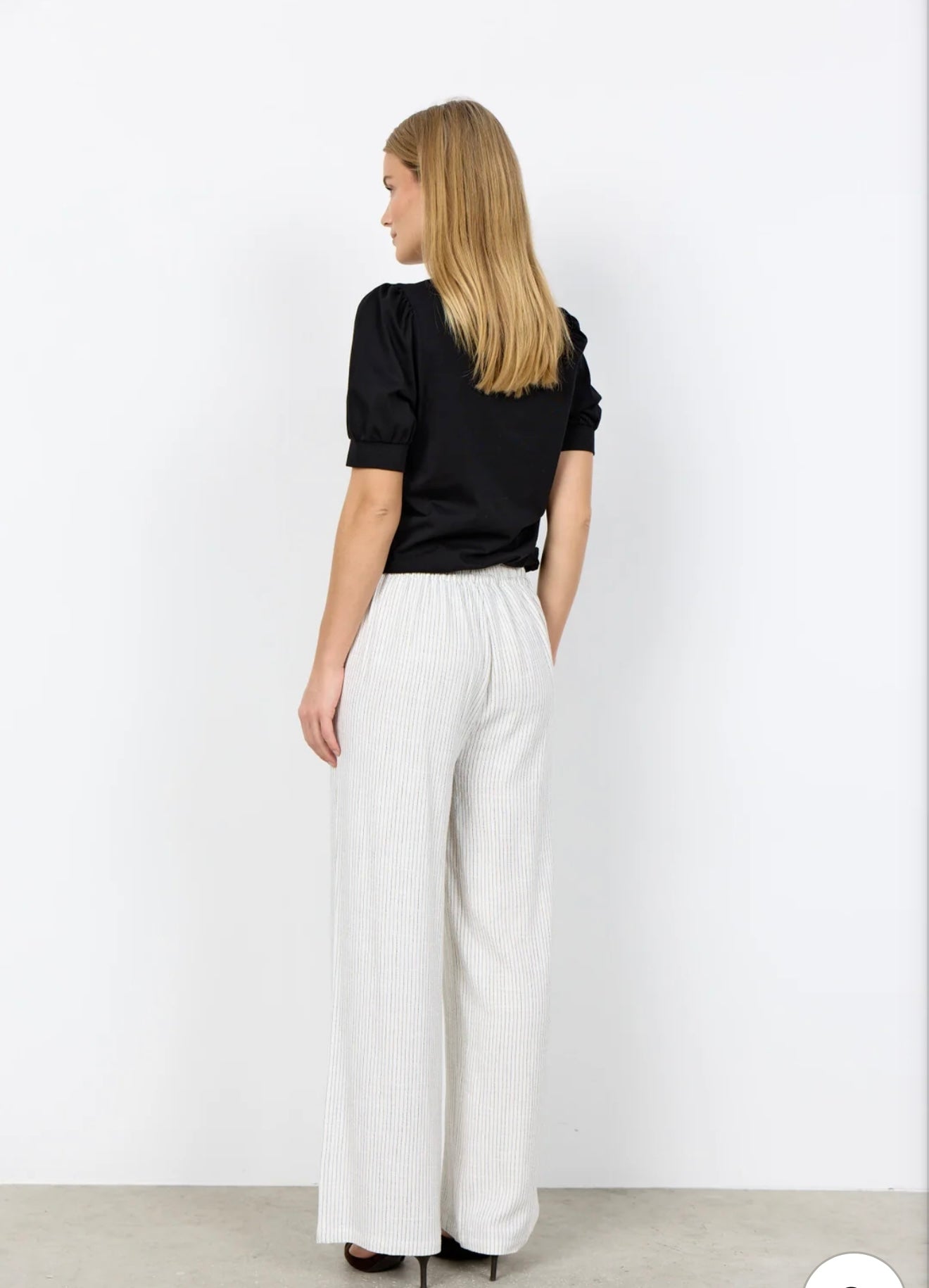 Cannie Linen Stripe Pants