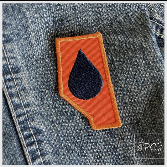 Alberta Oil Embroidered Patch