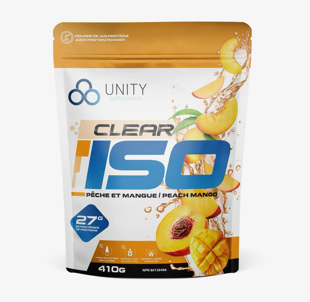 Juice Protein - Peach and Mango 410g