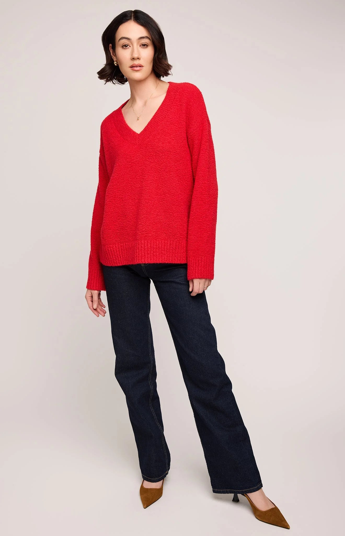 Tilda V-Neck Sweater