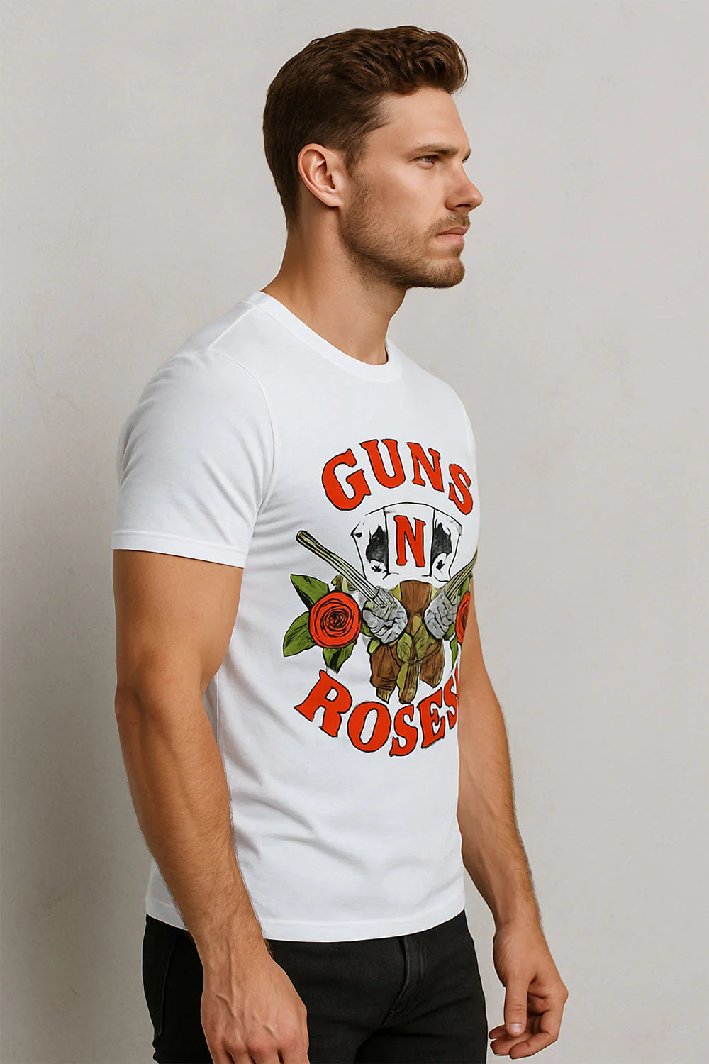 Guns N’ Roses Paradise City Tee – Vintage Band Tee in White