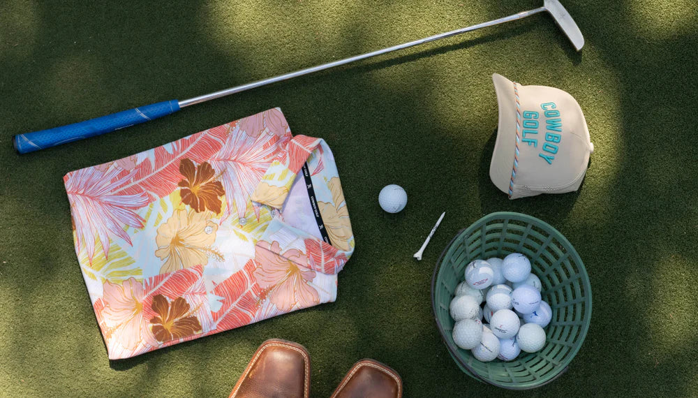 Hot-Shot Hooey Polo Floral Print