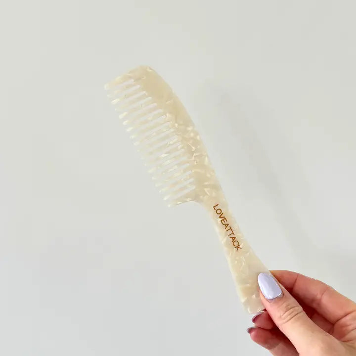 Cellulose Acetate Handled Detangling Combs