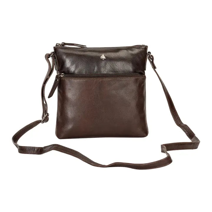 Maple Full-Grain Leather Crossbody Bag For Women