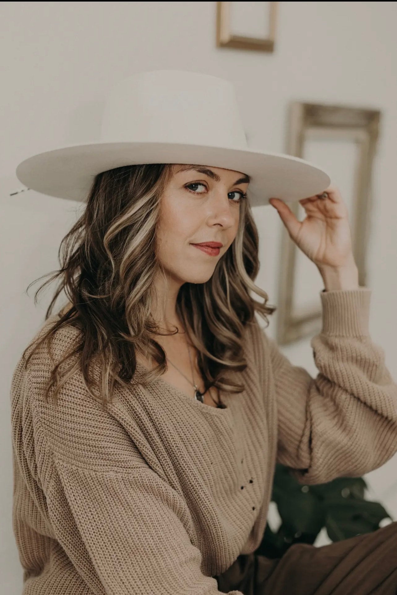 *Limited Edition* Celine | Wide Brim Rancher | Dove