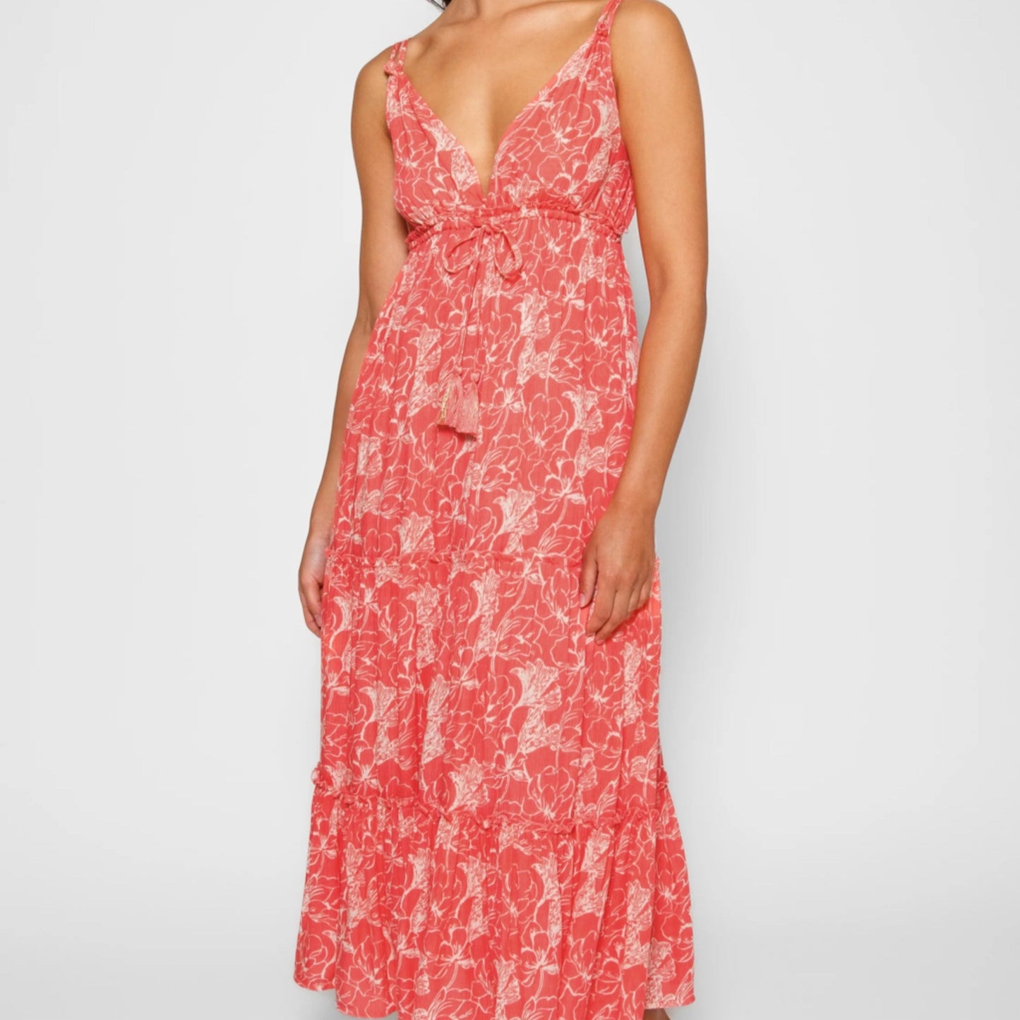 Bloom Tiered Midi Dress