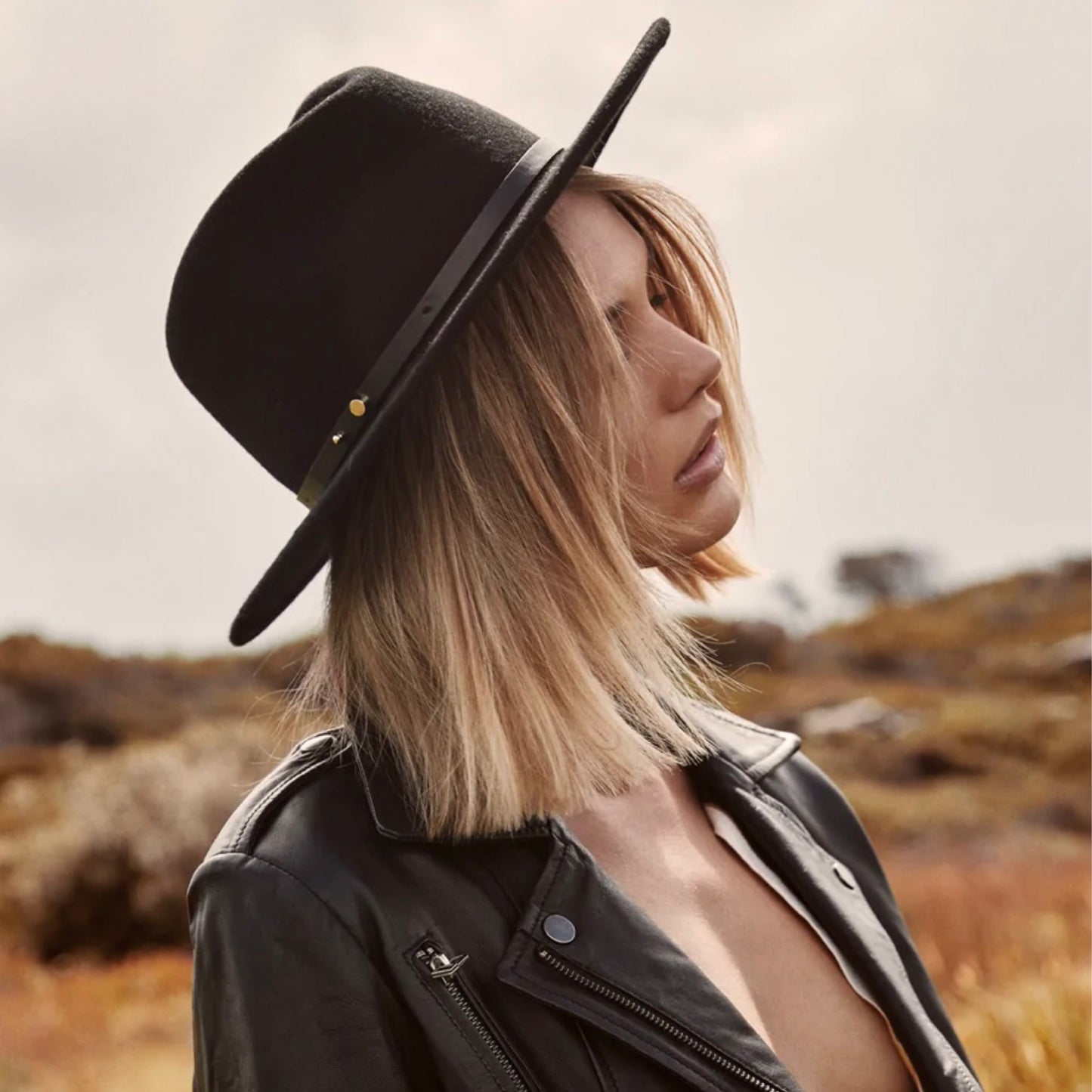 Oslo Flat Brim Fedora