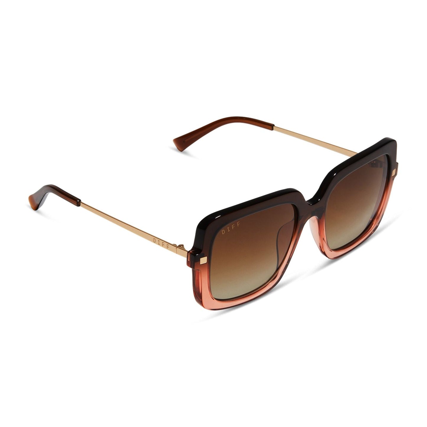 SANDRA - TAUPE OMBRE CRYSTAL + BROWN GRADIENT POLARIZED
