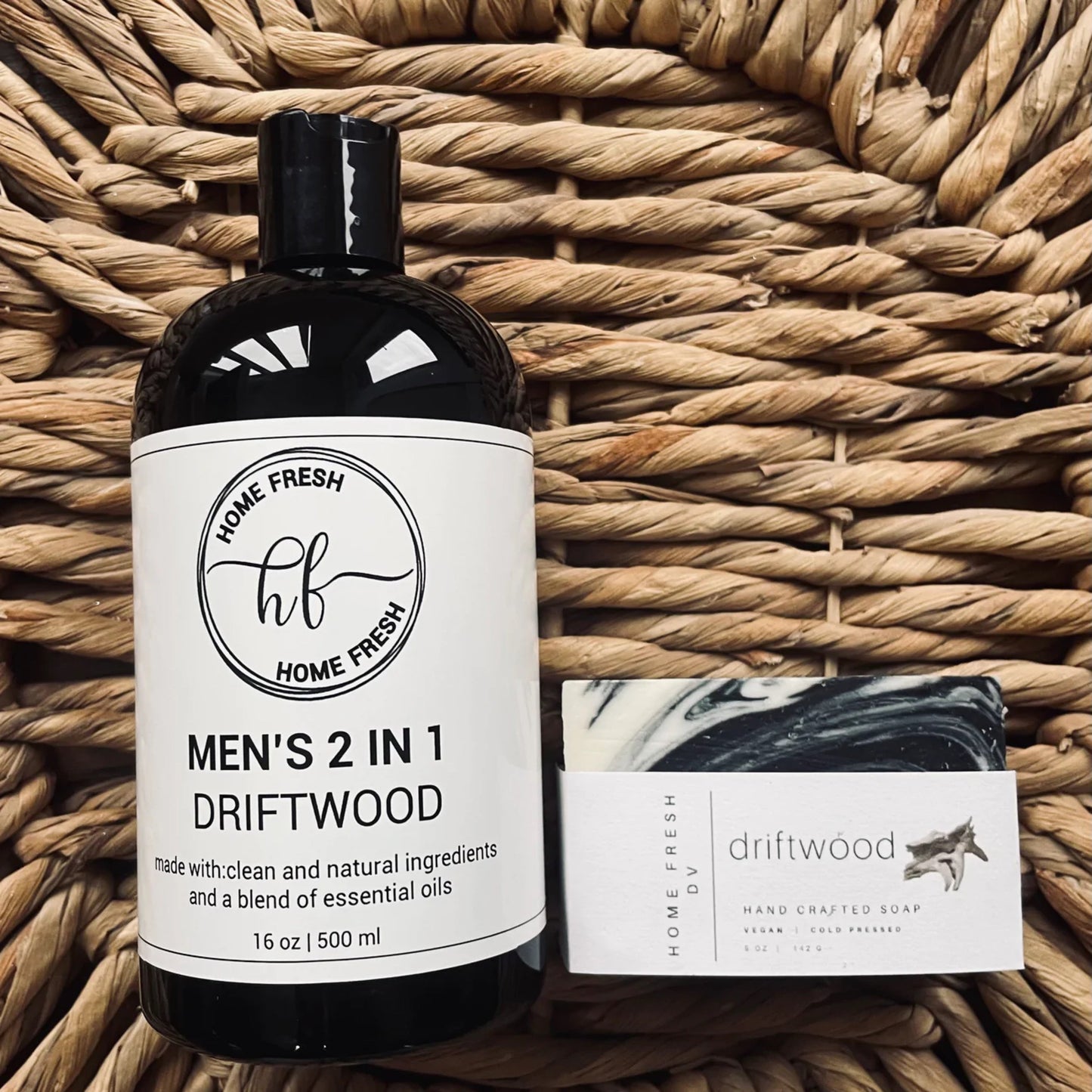 Driftwood Mens 2 in 1 Shampoo & Body Wash