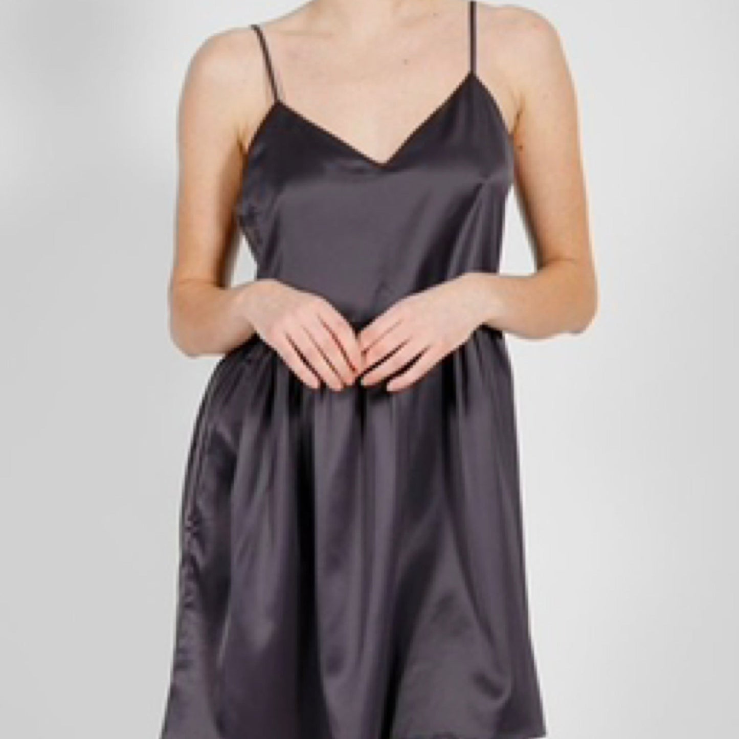 Satin Baby Doll Dress