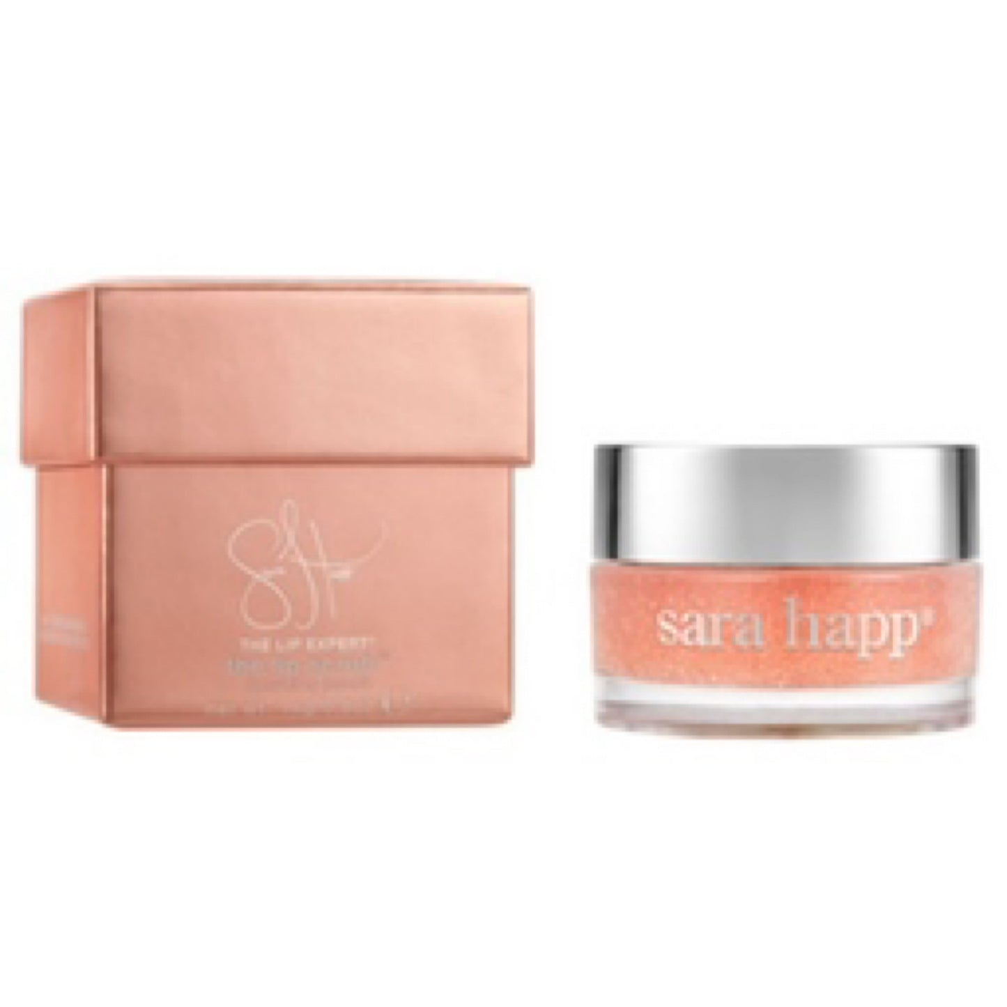 Sara Happ Peach Lip Scrub