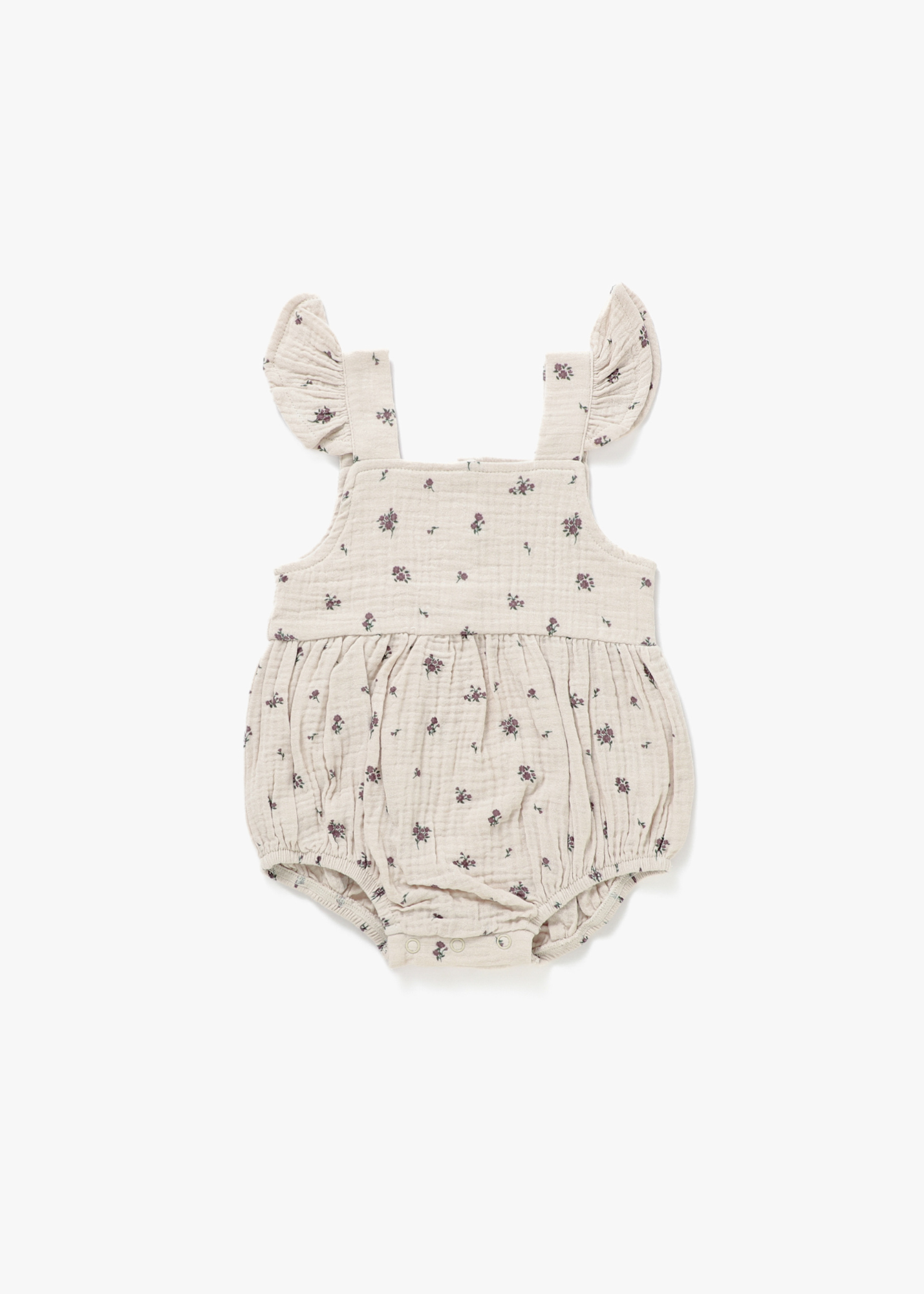Flutter Bubble Romper | Floral: 1/2Y