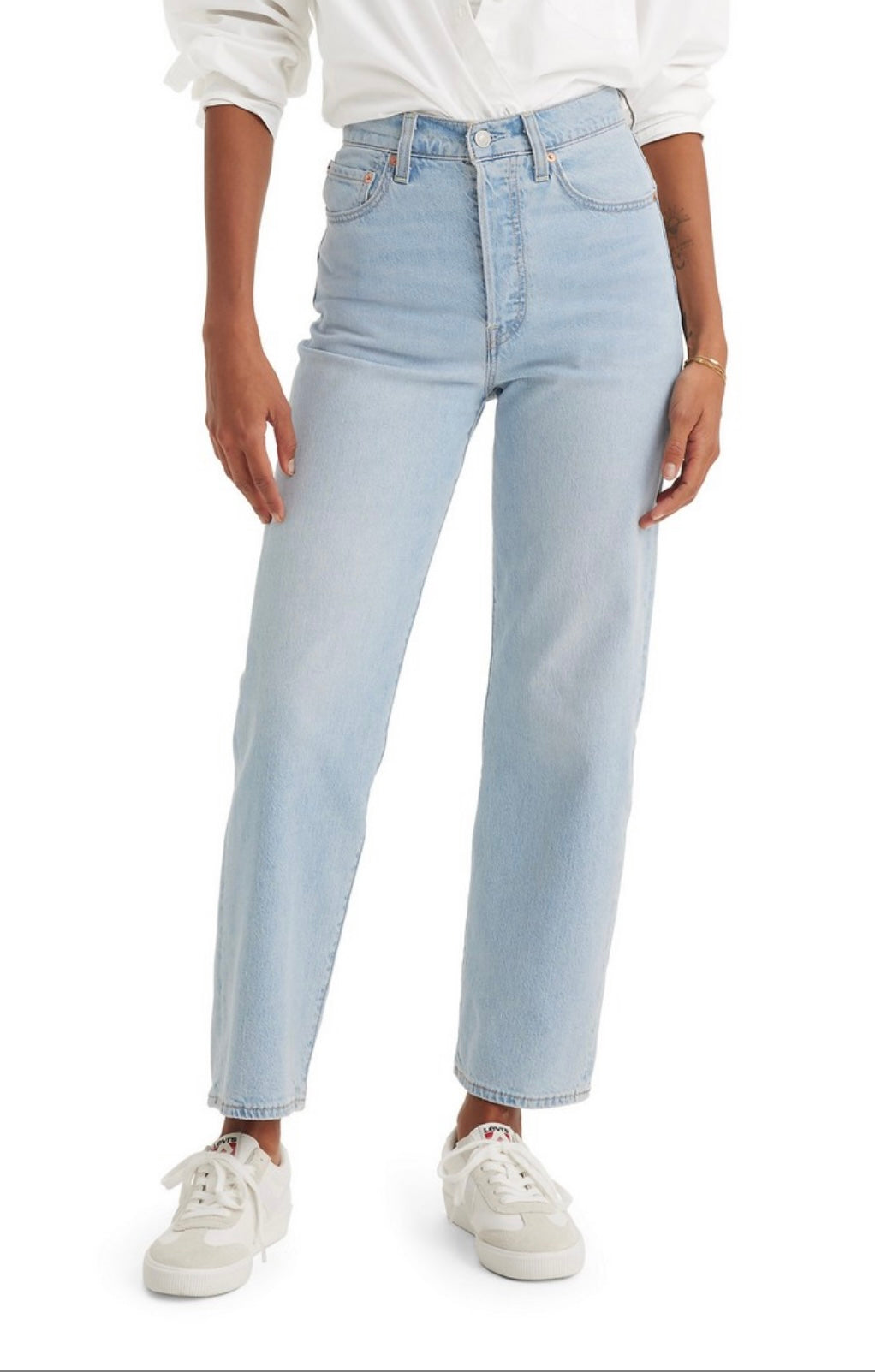 Ribcage Straight Ankle Cool Blue Popsicle