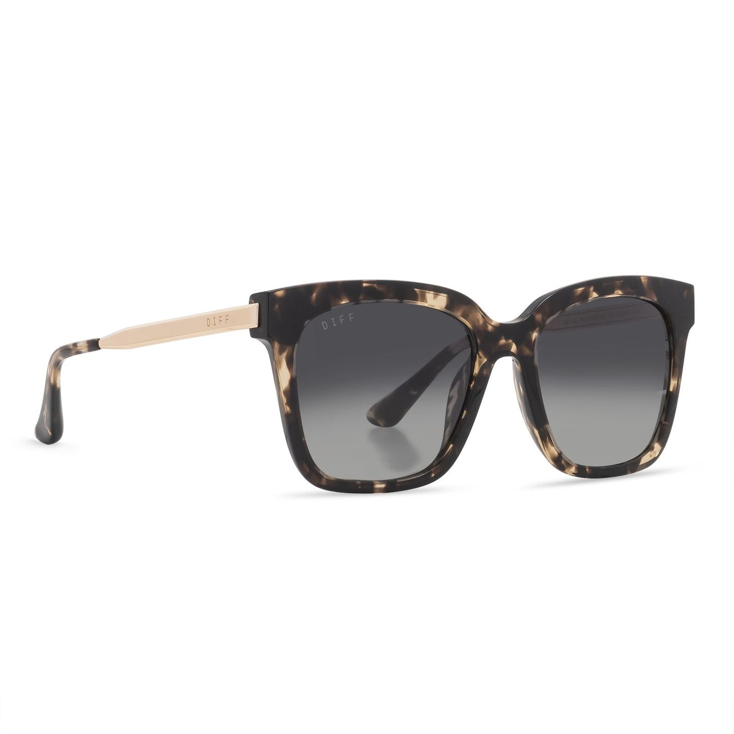 BELLA - ESPRESSO TORTOISE + GREY GRADIENT LENS + POLARIZED