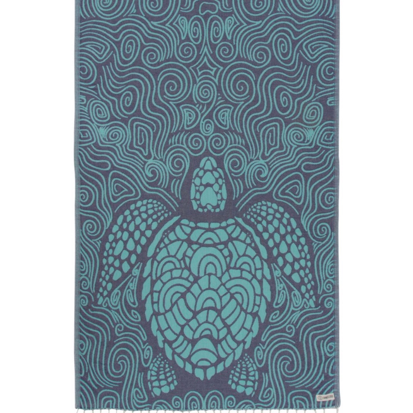 Sand Cloud Mint Swirl Turtle Towel