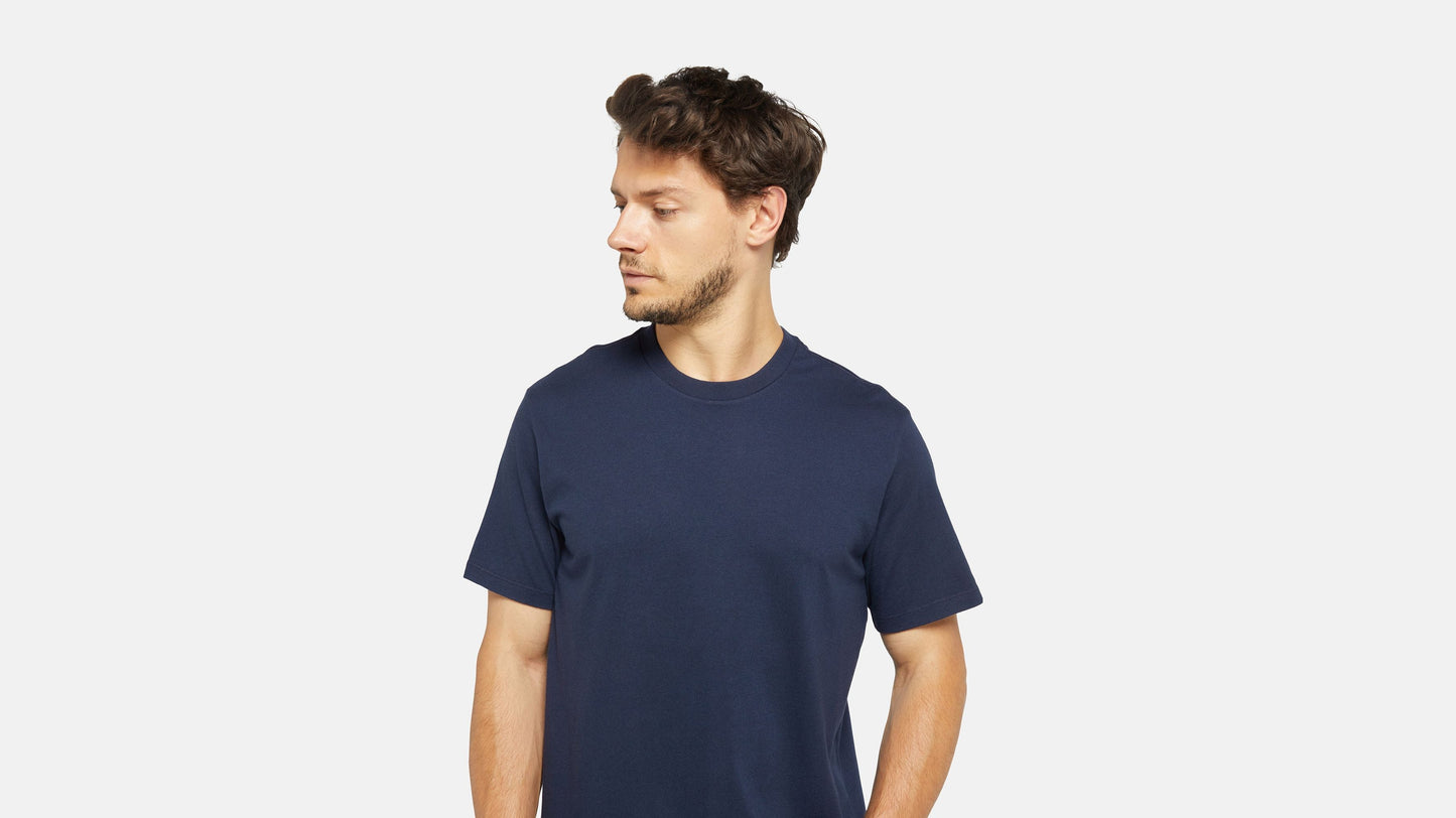 Short sleeve tech tee navy blazer