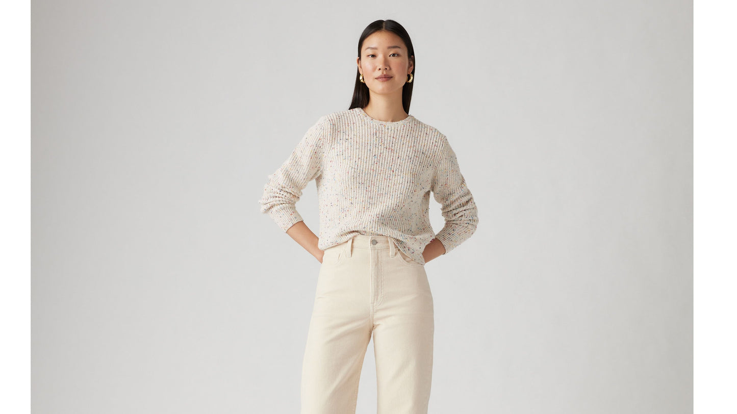 Snowflake Pullover Sunny Cream Confetti