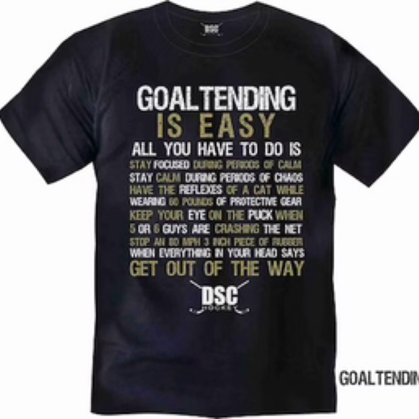 Goaltending Adult T-Shirt