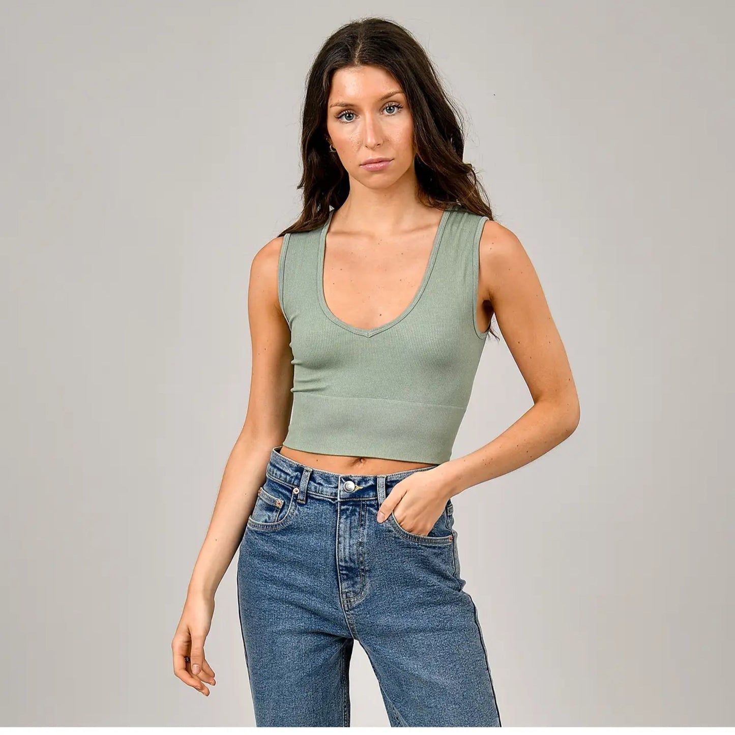 Sylvie Reversible Crew V Neck