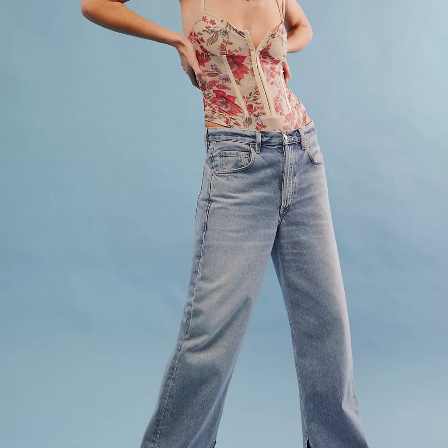 Printed Night Rhythm Bodysuit