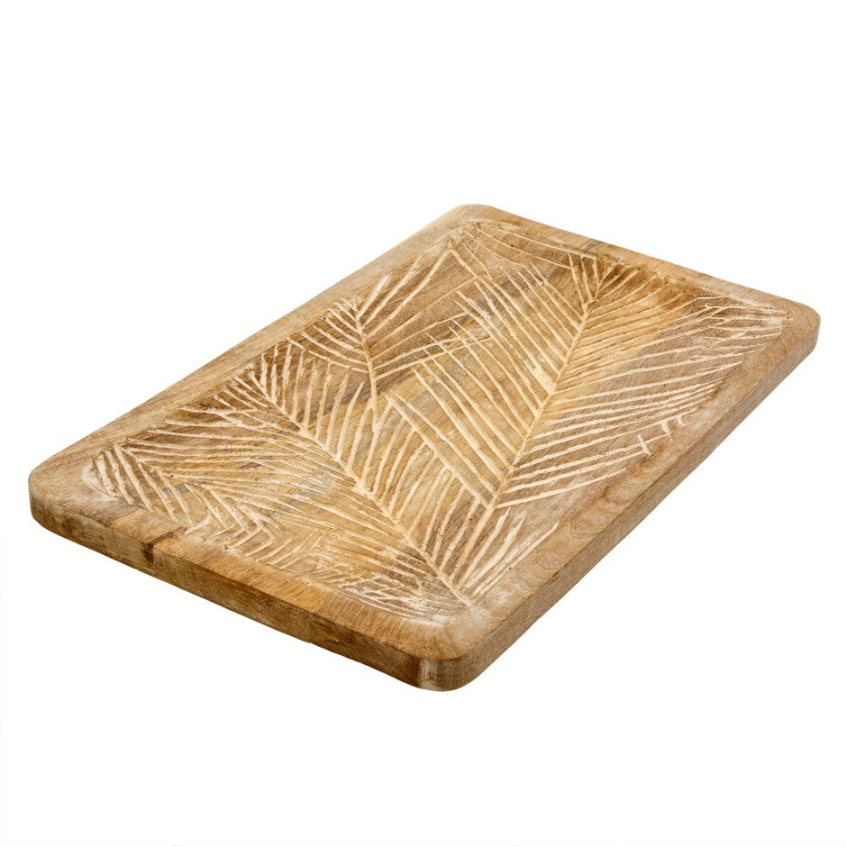 Carved Fern Tray
