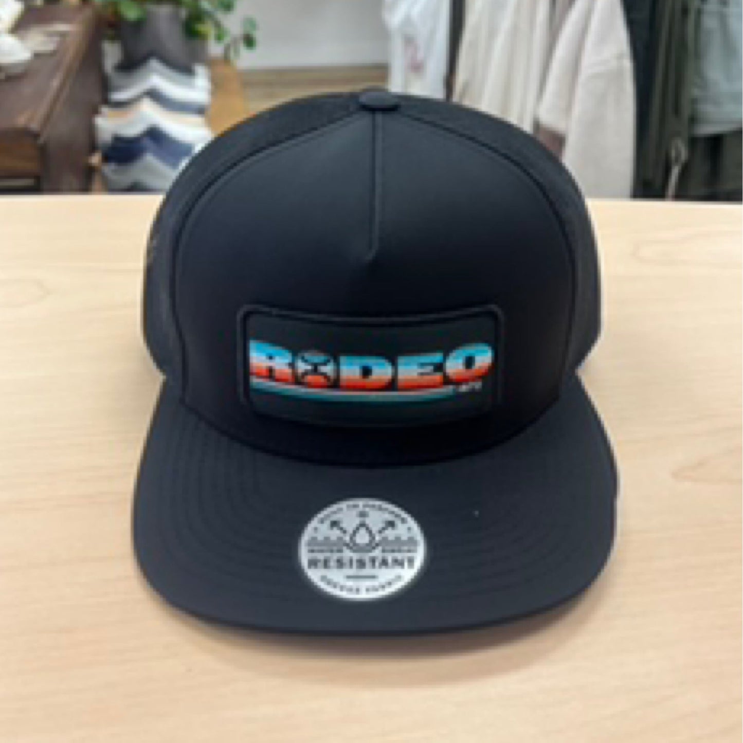 Rodeo, Hooey Black 5-Panel Trucker with Serape / Black Patch - OSFA