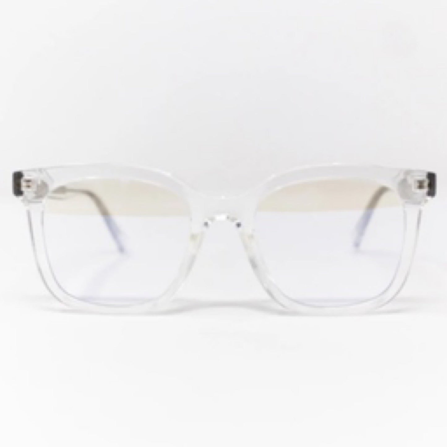 Houston blue light glasses in clear frame