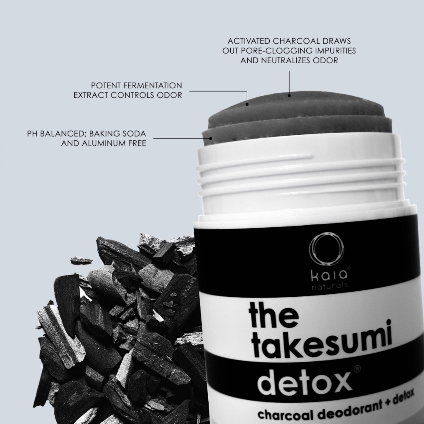 Kaia Naturals The Takesumi Detox Charcoal Deodorant