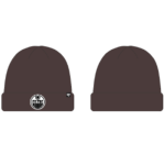 NHL Raaised Cuffed Chocolate Toque Oilers