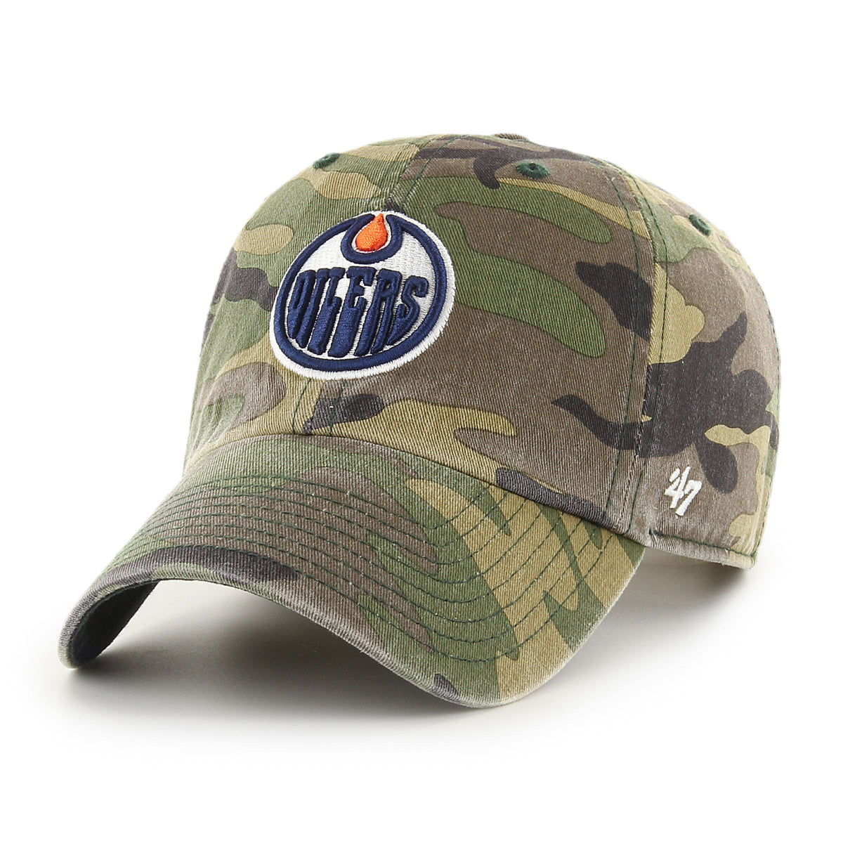 NHL Camo 47 Clean Up Oilers