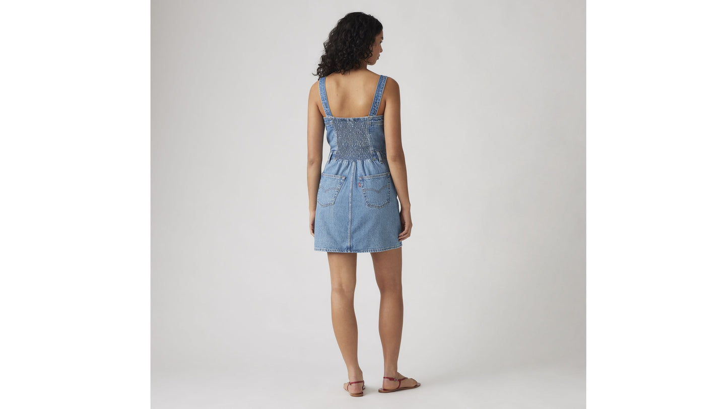 Iconic button thru dress chill day