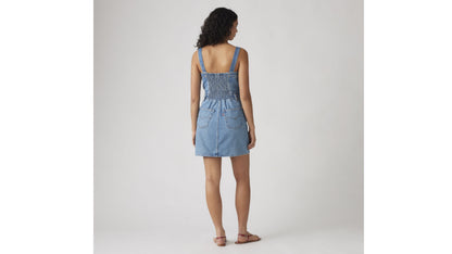 Iconic button thru dress chill day