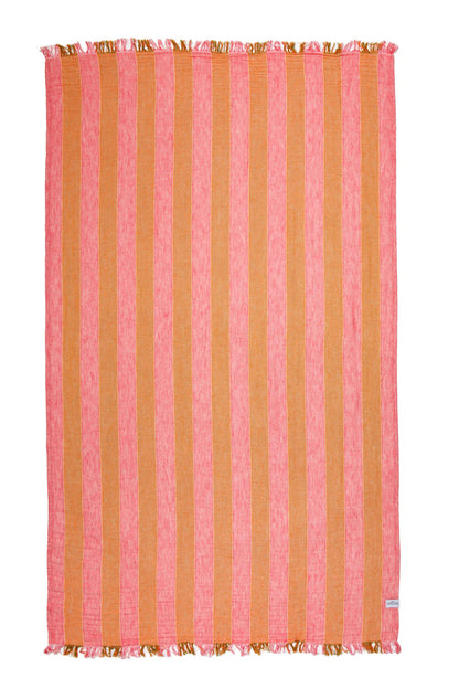 The Banks Muslin Gauze Stripe Towel