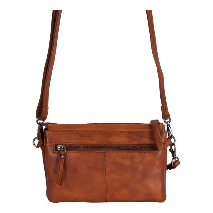 Leather Shoulder Bag Cherry