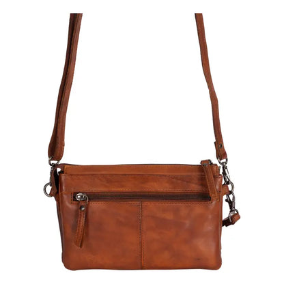 Leather Shoulder Bag Cherry