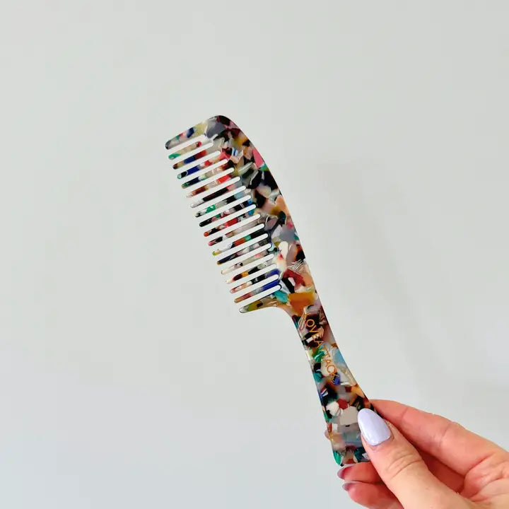 Cellulose Acetate Handled Detangling Combs