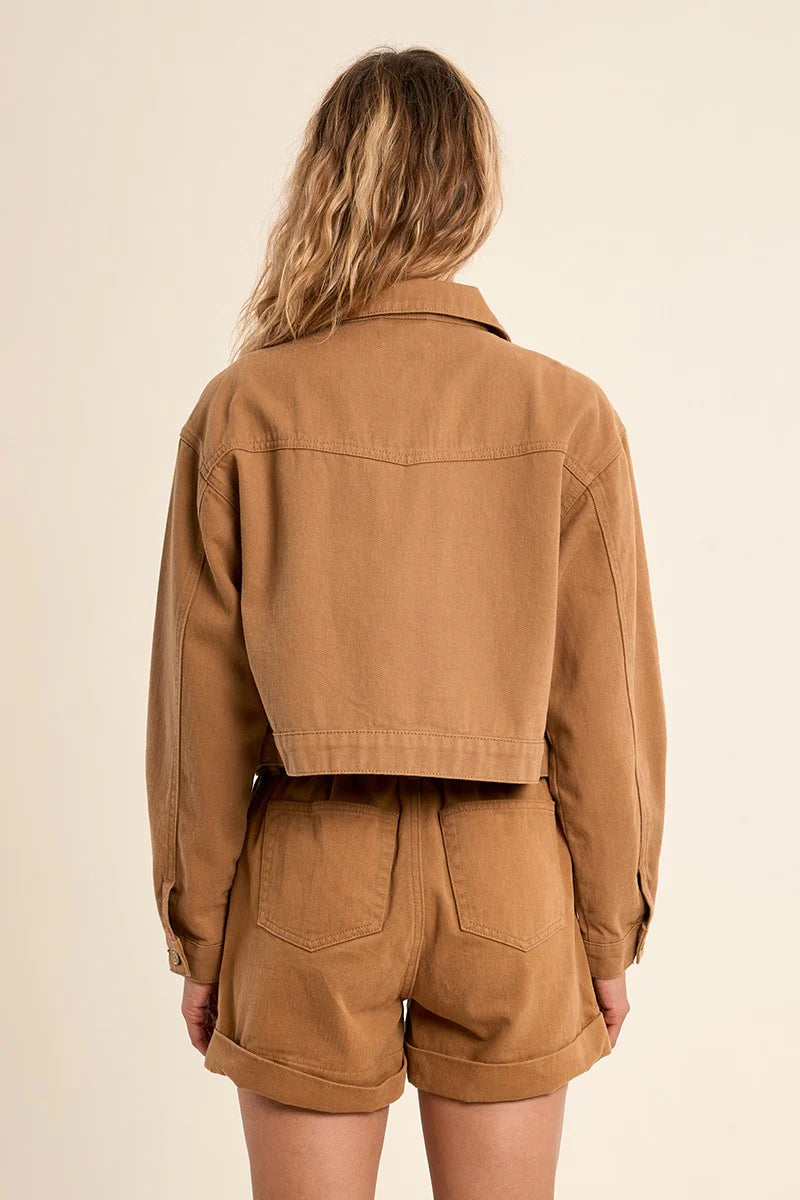 Molly Camel Denim Jacket