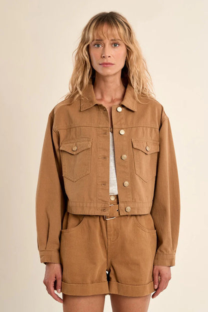 Molly Camel Denim Jacket