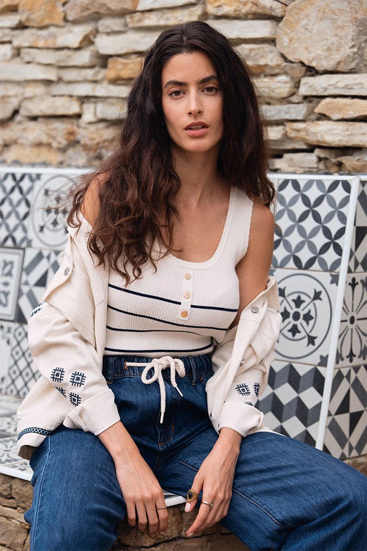 Molly Ribbed Tank Top