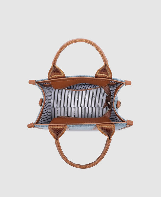 Manhattan Mini Tote Light Denim