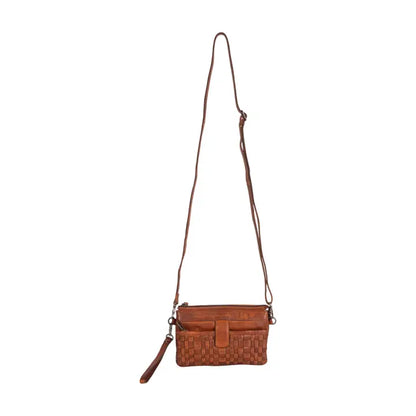 Leather Shoulder Bag Cherry