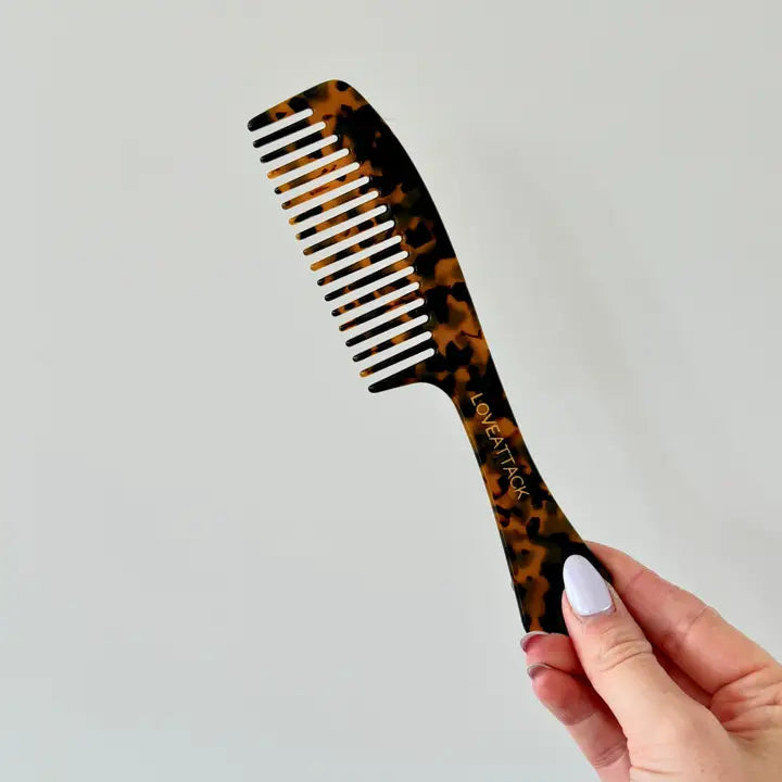 Cellulose Acetate Handled Detangling Combs